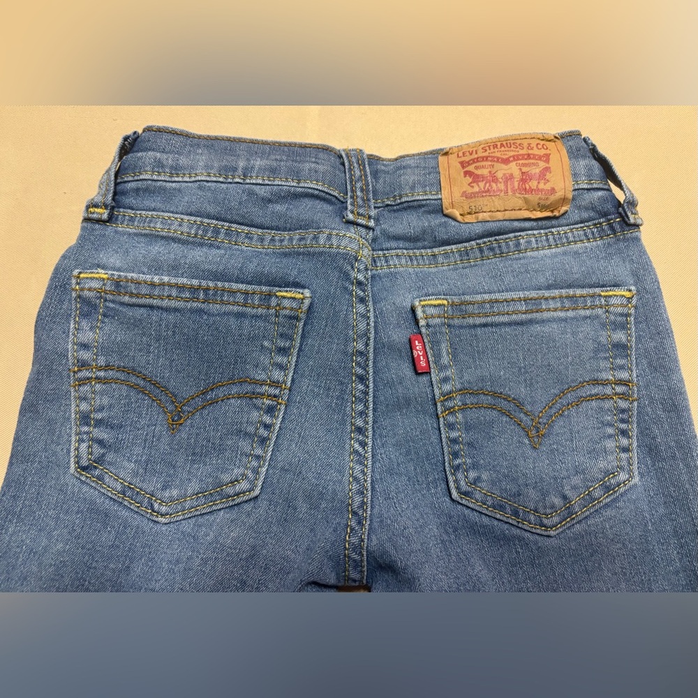 LOT of 2 Levi's Boys Jeans Adjustable Waist 510 & 511? Sz 6 &‎ Sz 5P Skinny - Picture 7 of 16
